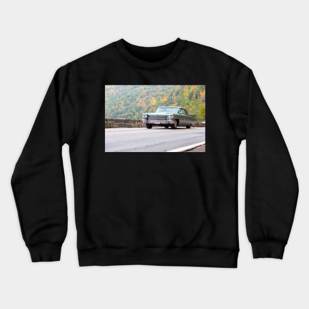 1963 Cadillac Crewneck Sweatshirt by ShootFirstNYC